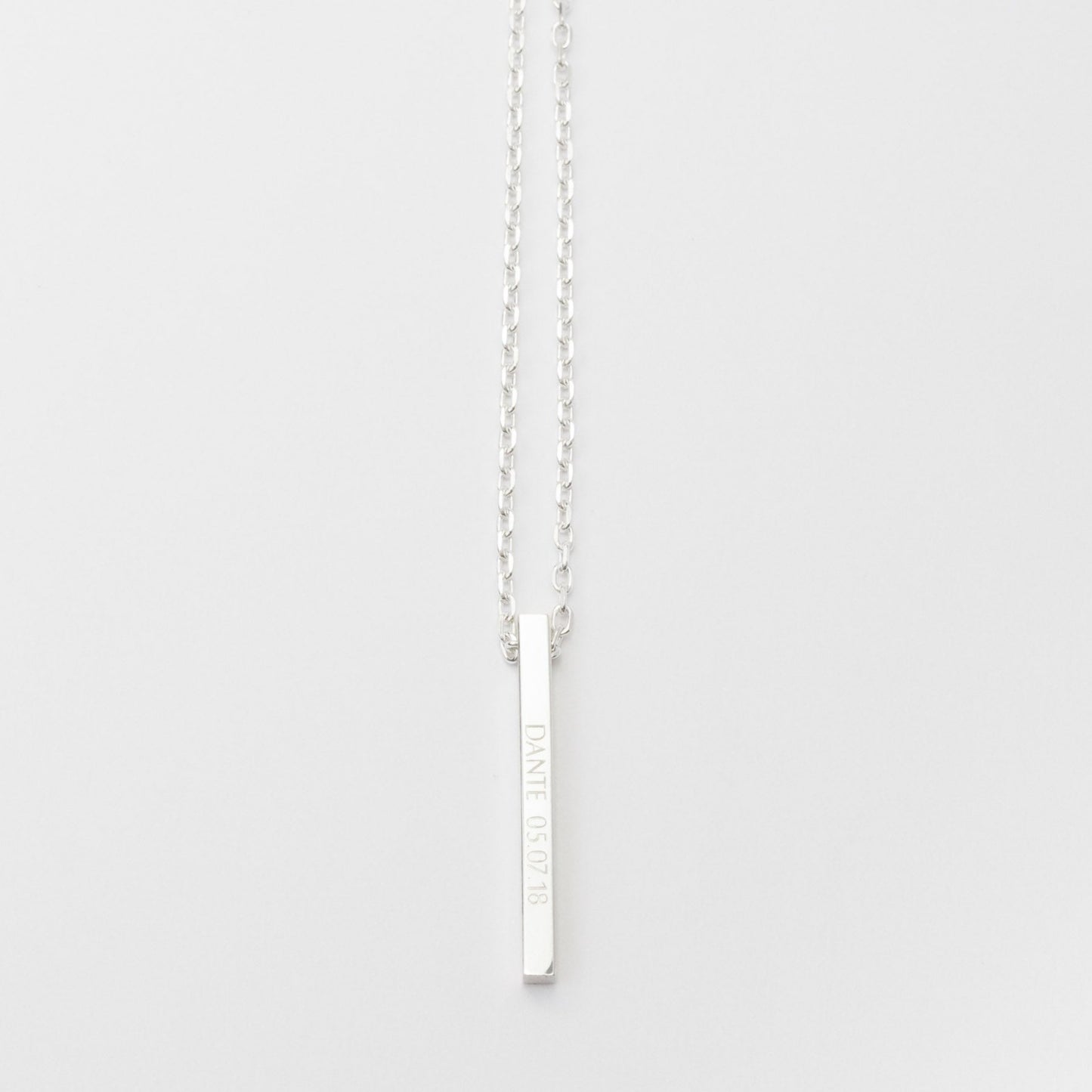 Collar Barra Plata
