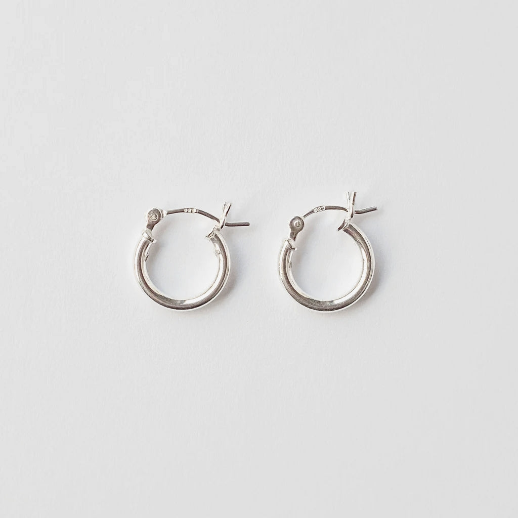 Hoop XS 12mm plata