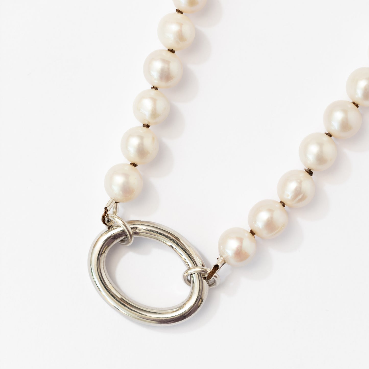 Collar Perlas Broche Oval HCA