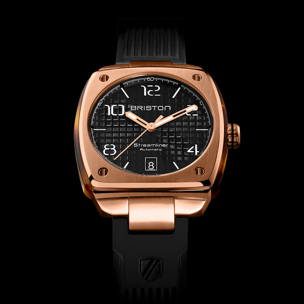 Streamliner Urban Auto Acero Gold y Acetato - Negro