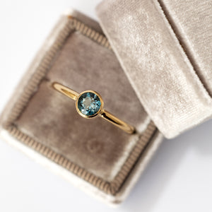 Solitario Topacio London Blue OA