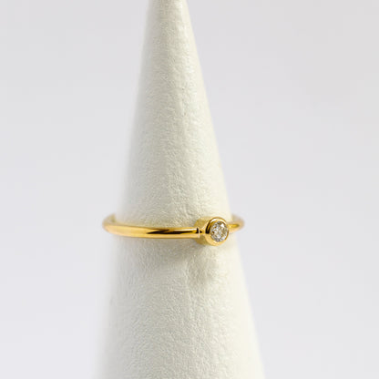 Anillo Mini Solitario LGD 0.10 ct OA