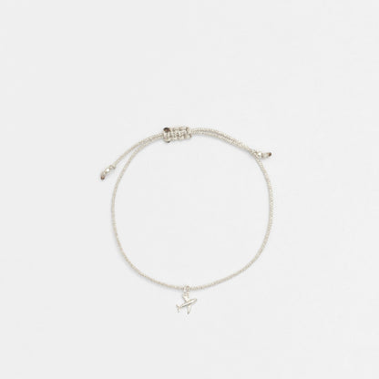 Pulsera Avión plata