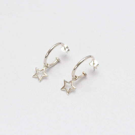 Argolla con Charm Estrella plata