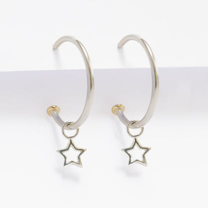 Charm Estrella para Aro plata