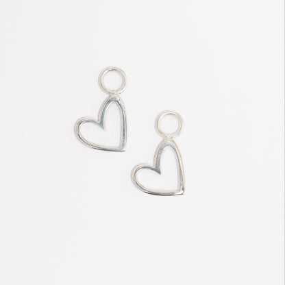 Charm Corazón para Aro plata