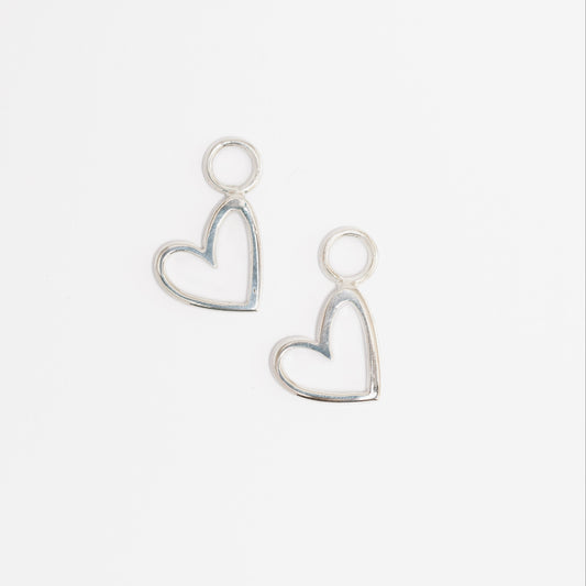 Charm Corazón para Aro plata