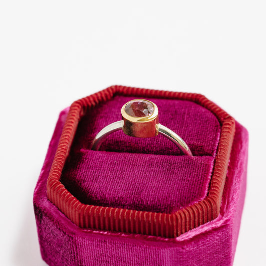 Anillo Turmalina con bisel de OA