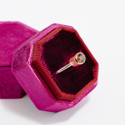 Anillo Turmalina con bisel de OA