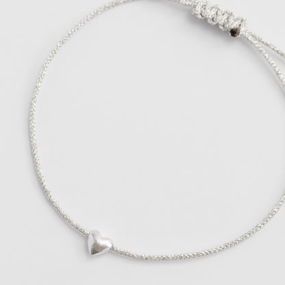 Pulsera Mini Corazón plata