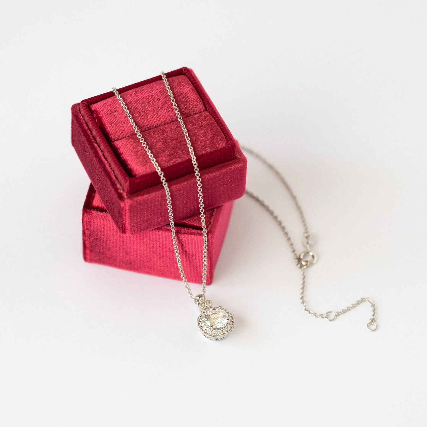 Collar Halo Vintage plata