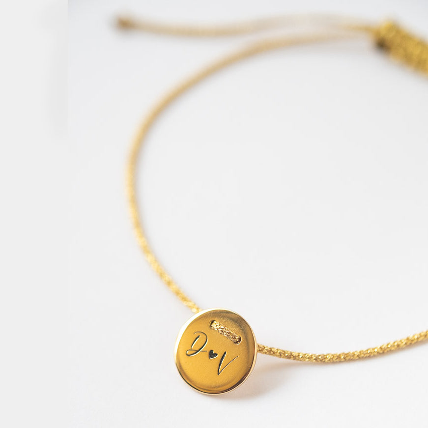 Pulsera Medalla Grabable OA