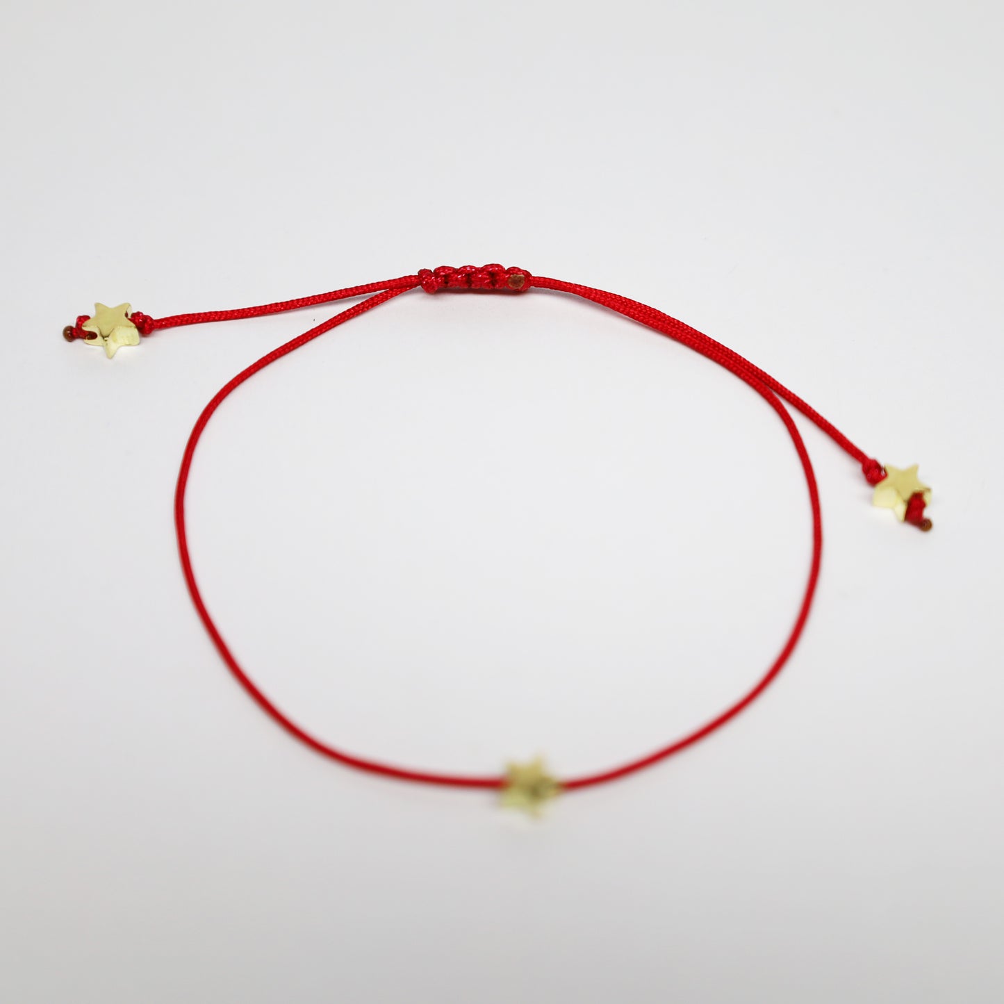 Pulsera Hilo Rojo Mini Estrellas OA