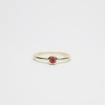 Anillo OA Turmalina Rosa