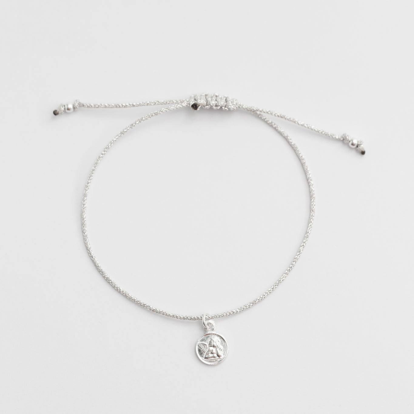 Pulsera Ángel de la Guarda plata