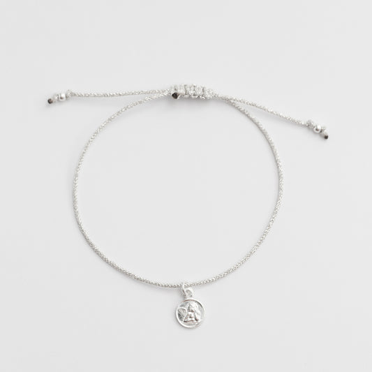 Pulsera Ángel de la Guarda plata